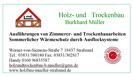 Holz- und Trockenbau Burkhard Müller