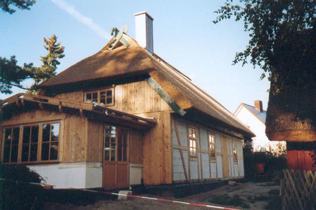 Sanierung Fachwerk und Dachstuhl, altes Fischerhaus in Prerow